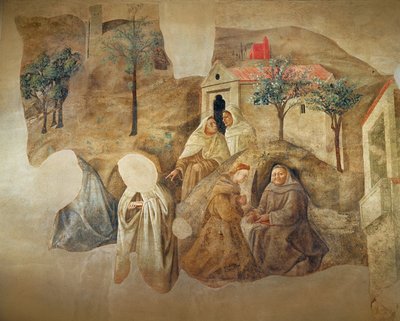 La riforma della regola carmelitana, c.1422 da Fra Filippo Lippi